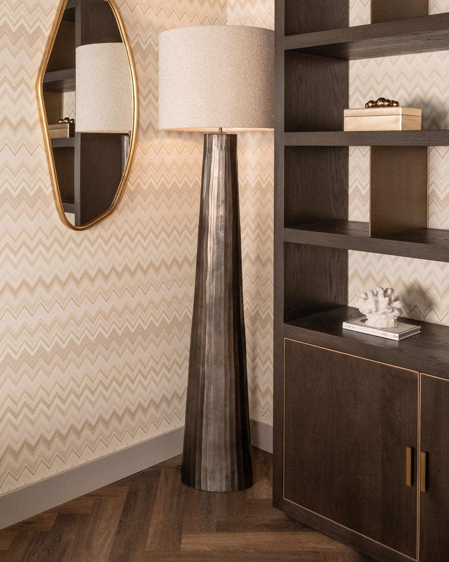 Richmond Interiors Stehlampe Velvyn bronze Stehlampe Richmond Interiors