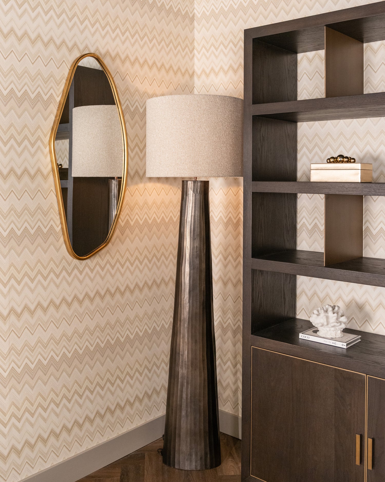 Richmond Interiors Stehlampe Velvyn bronze Stehlampe Richmond Interiors