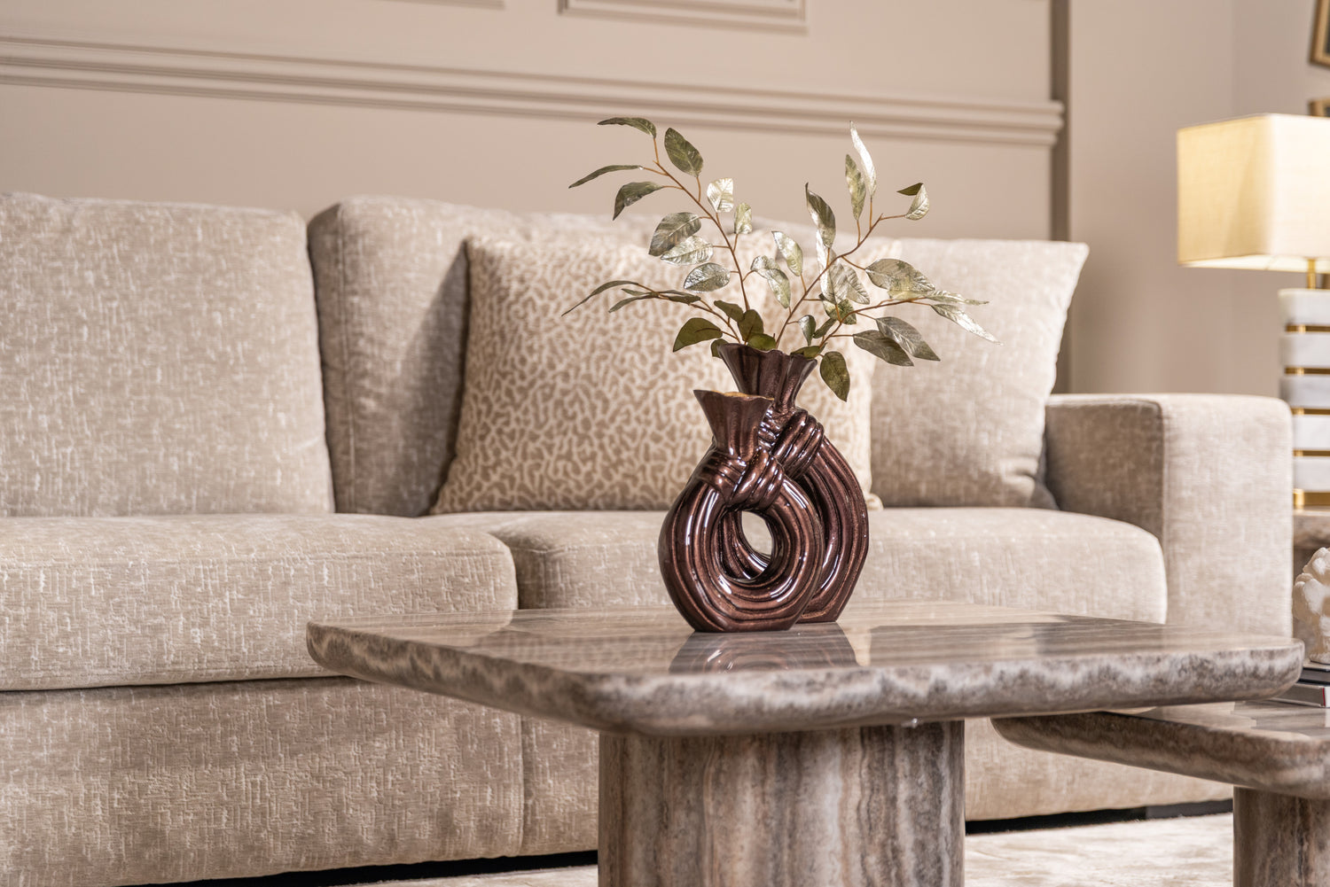 Richmond Interiors Couchtisch Dulce grey  (denizly) (Set of 2)