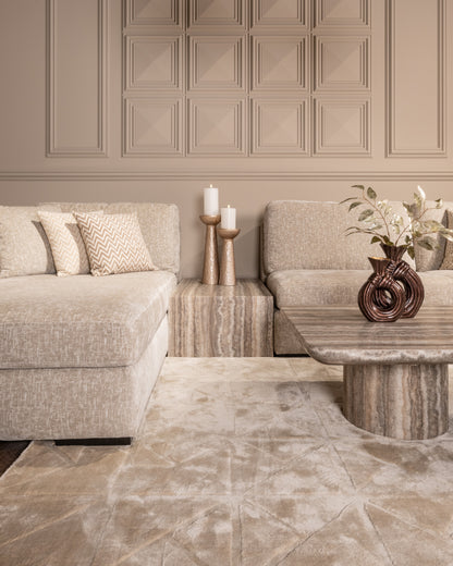 Richmond Interiors Kissen Nino sand chevron