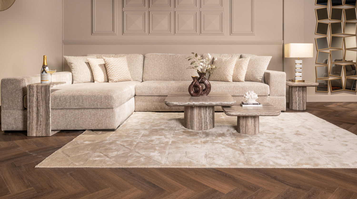 Richmond Interiors Couchtisch Dulce grey (denizly) (Set of 2) Couchtisch Richmond Interiors