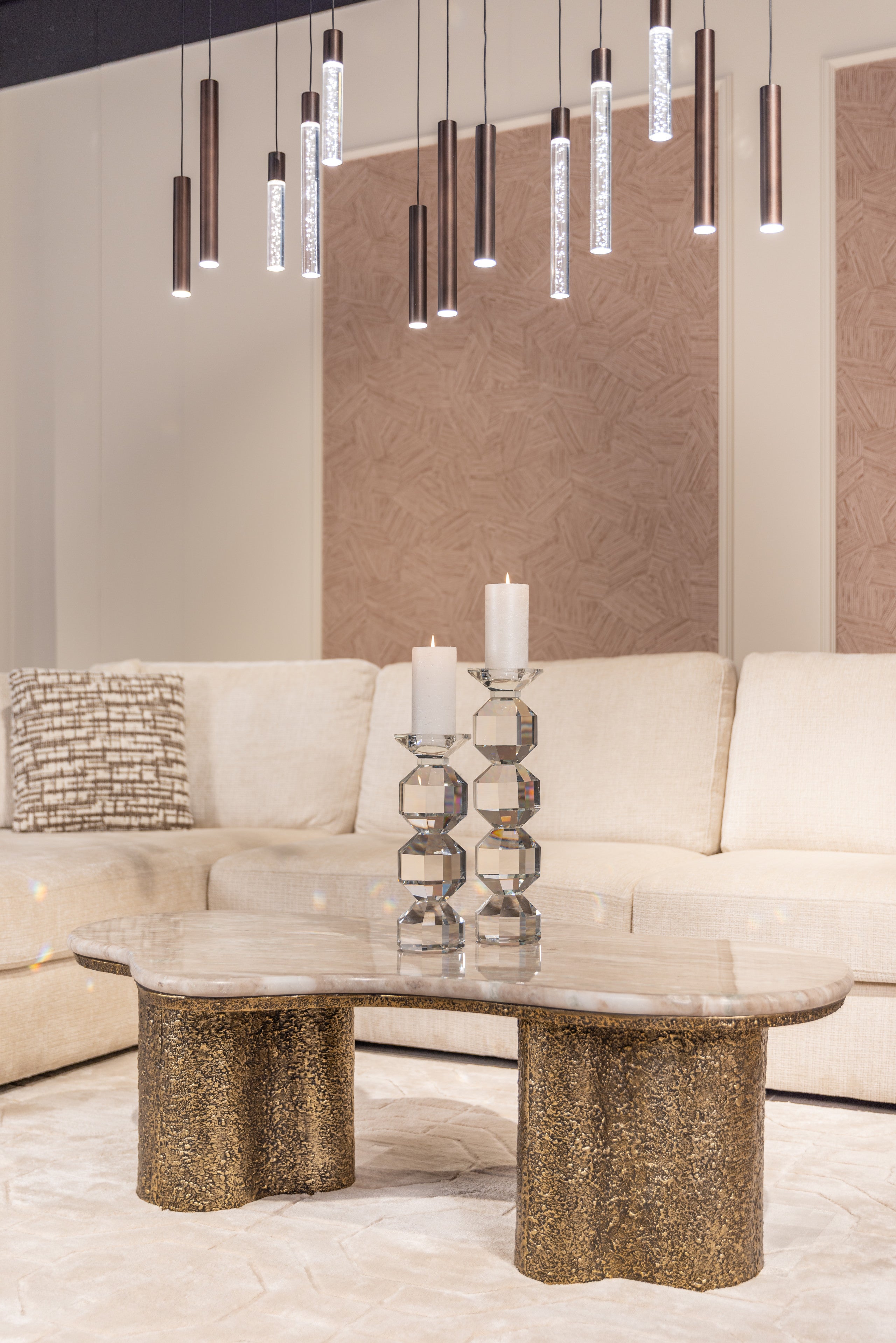 Richmond Interiors Couchtisch Abandos brass antique Couchtisch Richmond Interiors