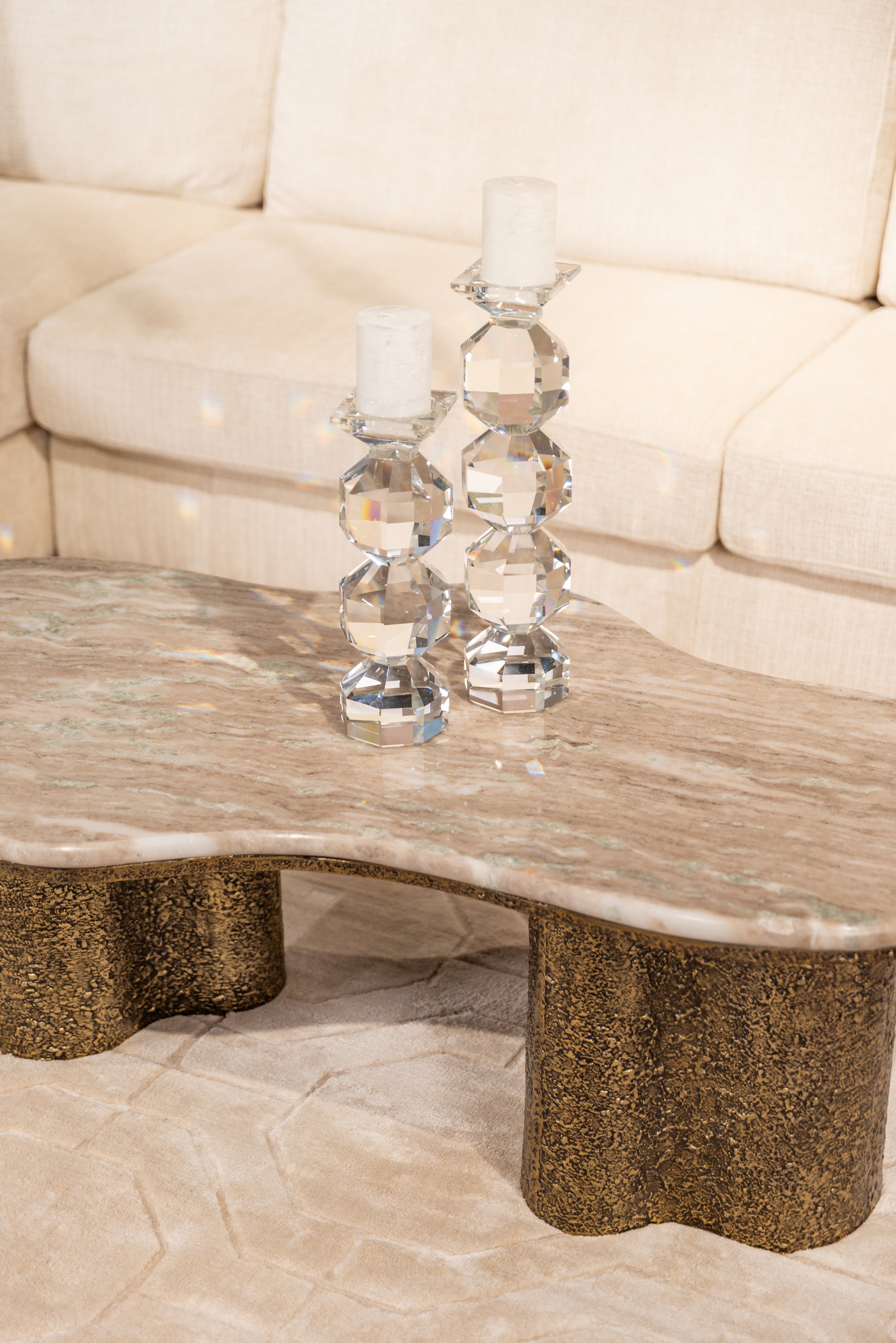 Richmond Interiors Couchtisch Abandos brass antique Couchtisch Richmond Interiors