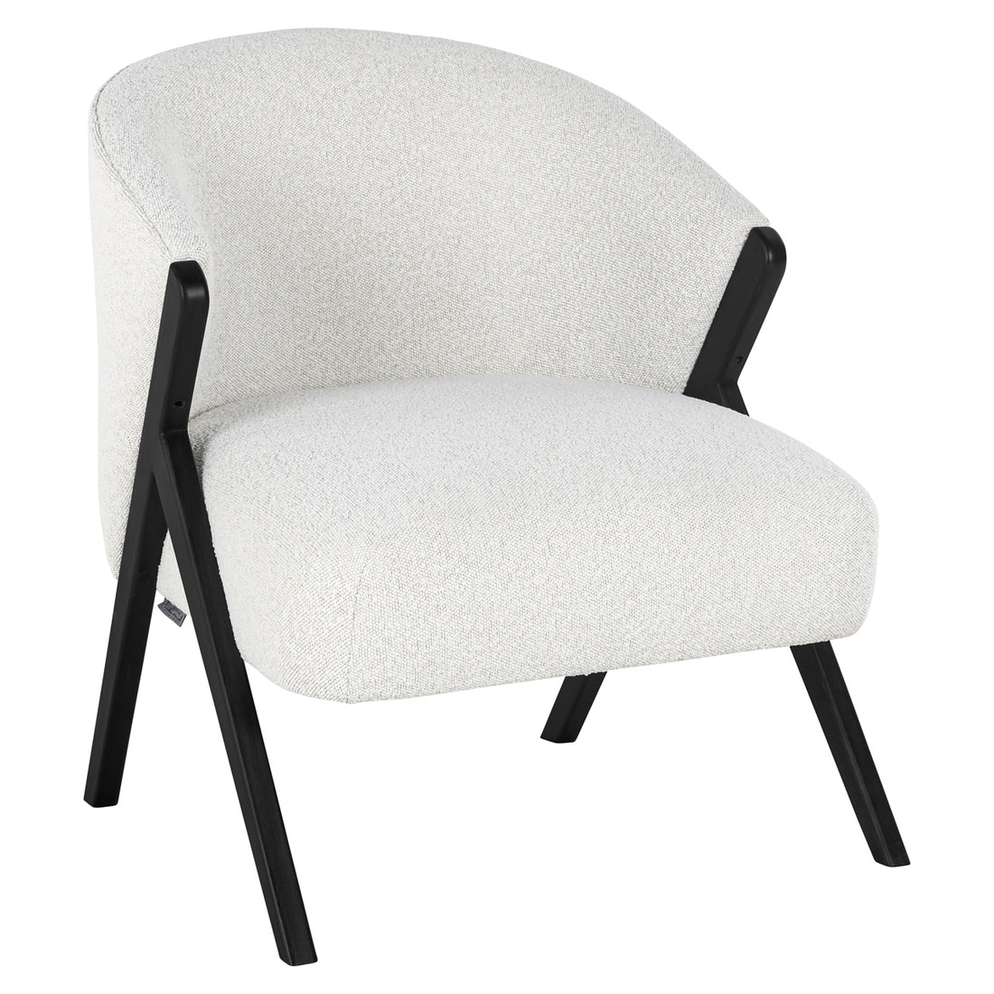 Richmond Interiors Lounge Stuhl Mia white bouclé Lounge Stuhl Richmond Interiors