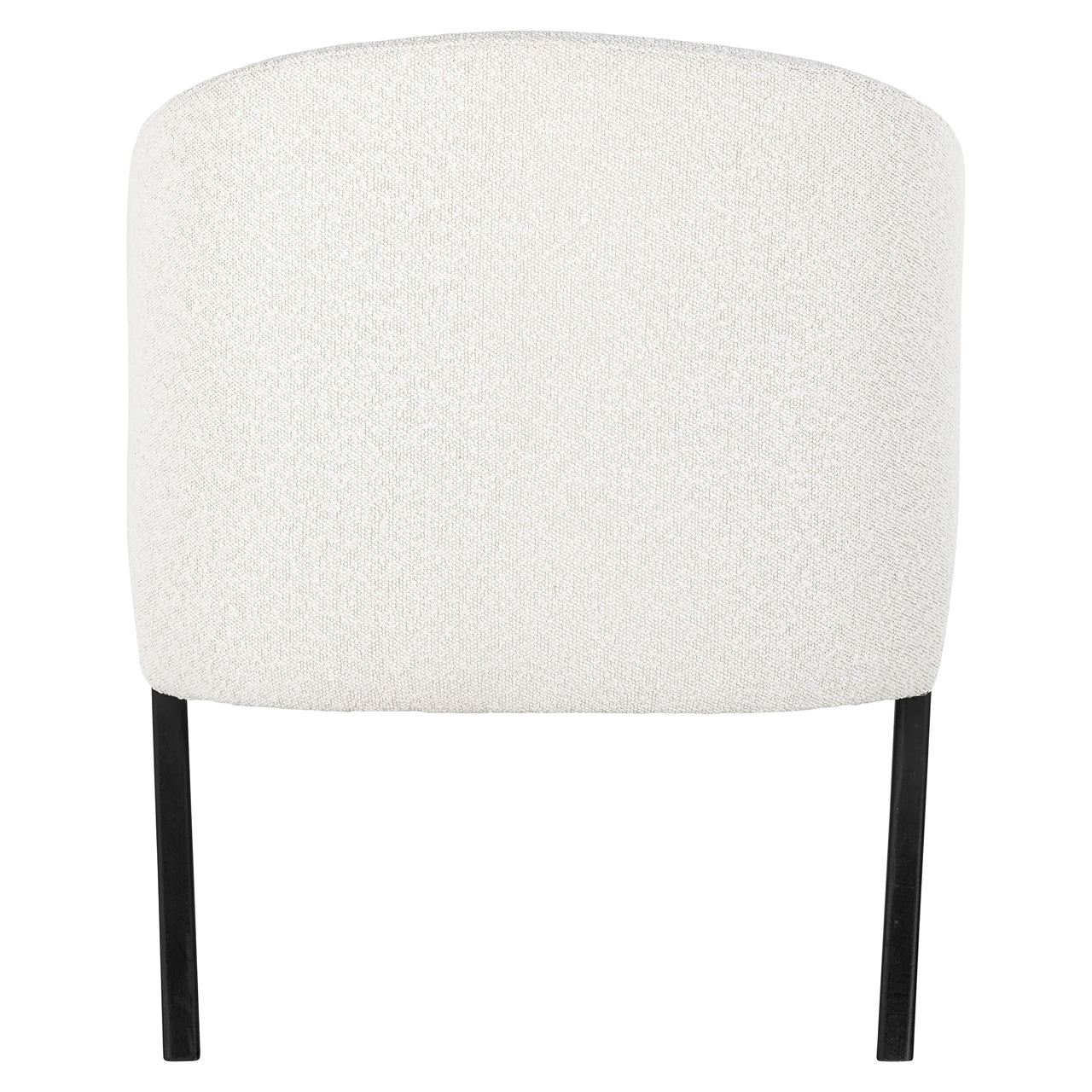 Richmond Interiors Lounge Stuhl Mia white bouclé