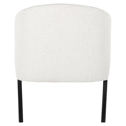 Richmond Interiors Lounge Stuhl Mia white bouclé