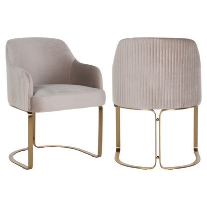 Richmond Interiors Esszimmerstuhl Hadley khaki velvet fire retardant Esszimmerstuhl Richmond Interiors