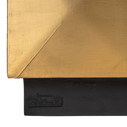 Richmond Interiors Couchtisch Collada brushed gold incl. glass top Richmond Interiors
