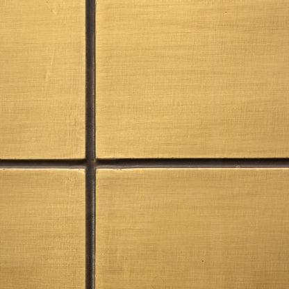 Richmond Interiors Couchtisch Collada brushed gold incl. glass top Richmond Interiors