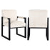 Richmond Interiors Esszimmerstuhl Beck white chenille Esszimmerstuhl Richmond Interiors