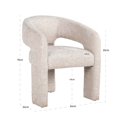 Richmond Interiors Esszimmerstuhl Belle lovely cream fire retardant Esszimmerstuhl Richmond Interiors
