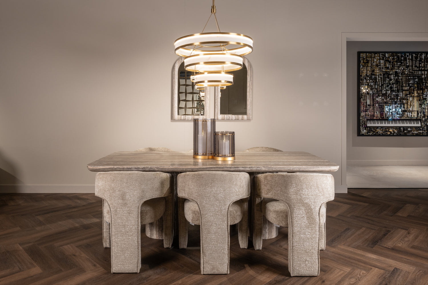 Richmond Interiors Pendelleuchte Cealora white Pendelleuchte Richmond Interiors