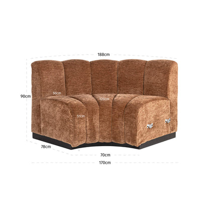 Richmond Interiors Sitzbank Hillpark customized round corner fire retardant Richmond Interiors