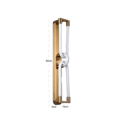 Richmond Interiors Wandlampe Lysa brushed gold Wandlampe Richmond Interiors