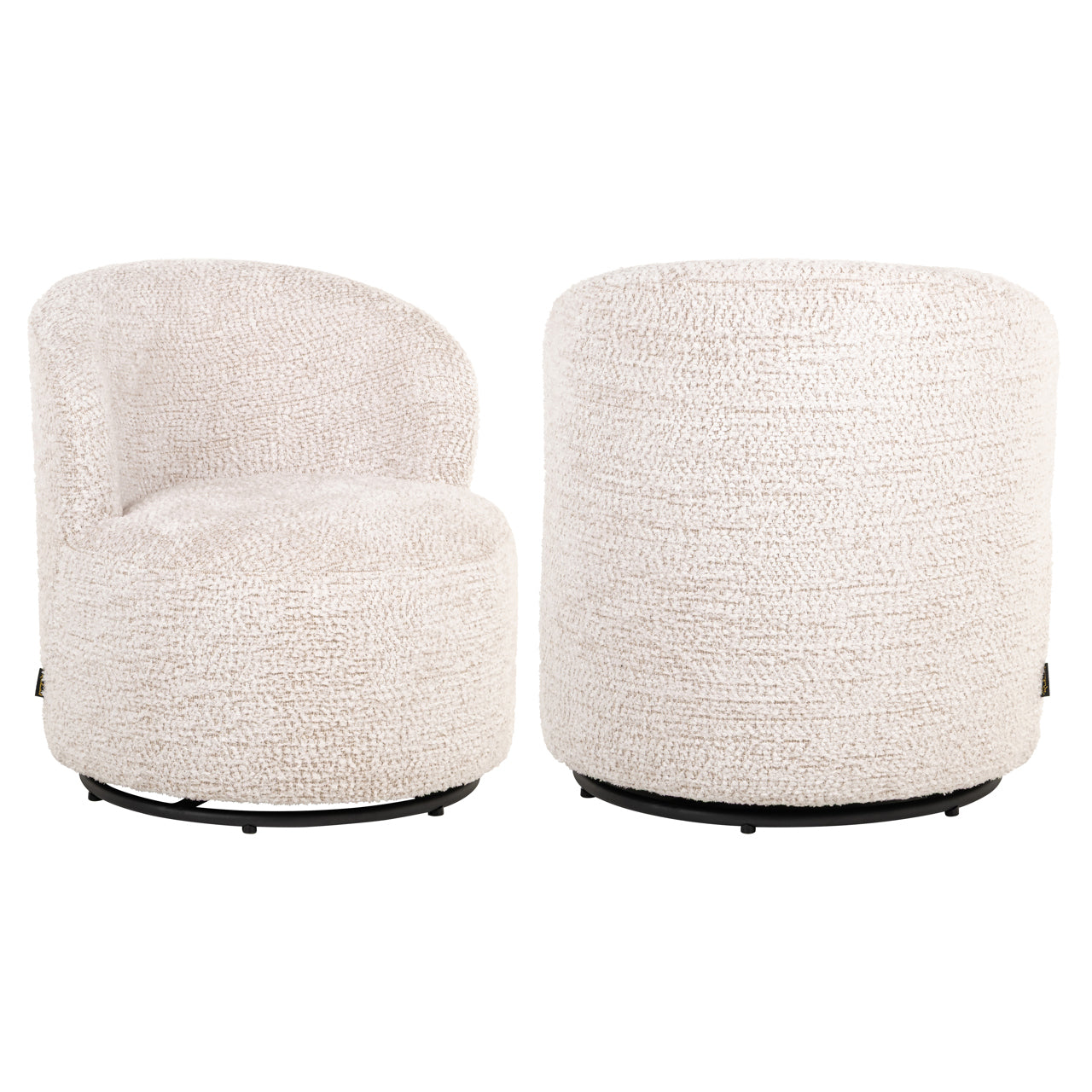 Richmond Interiors Lounge Stuhl Jackie lovely cream swivel kids Lounge Stuhl Richmond Interiors