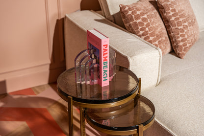 Richmond Interiors Beistelltisch Cleo gold (Set of 2) Beistelltisch Richmond Interiors