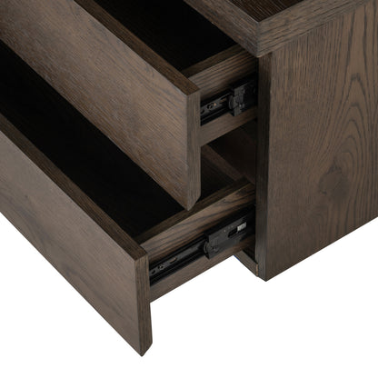 Richmond Interiors TV cabinet Lachance brown 3-doors 2-drawers