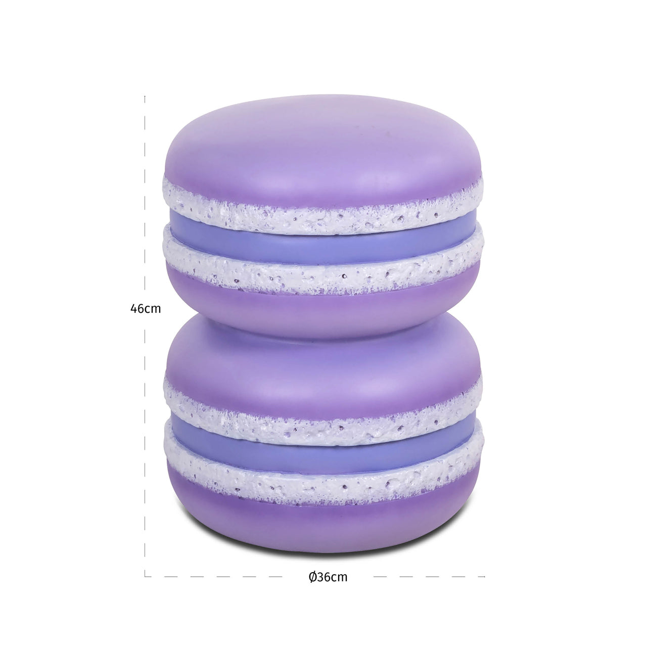 Richmond Interiors Beistelltisch Macarons purple Beistelltisch Richmond Interiors