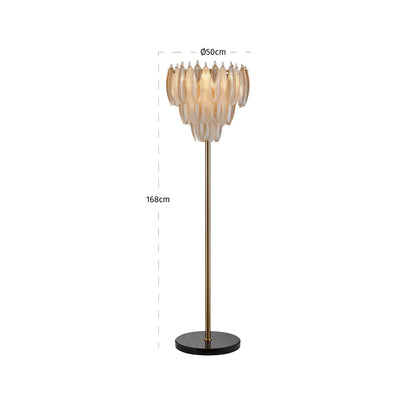 Richmond Interiors Stehlampe Chloe brass antique Stehlampe Richmond Interiors