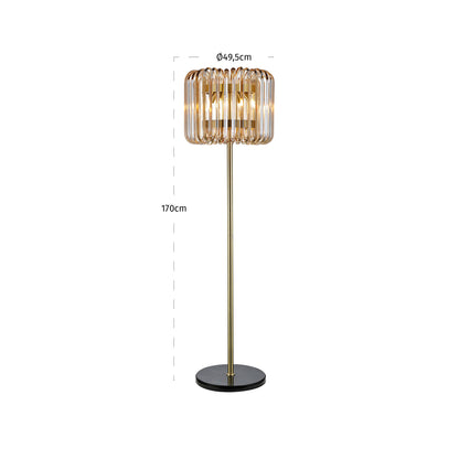 Richmond Interiors Stehlampe Channa bronze Stehlampe Richmond Interiors
