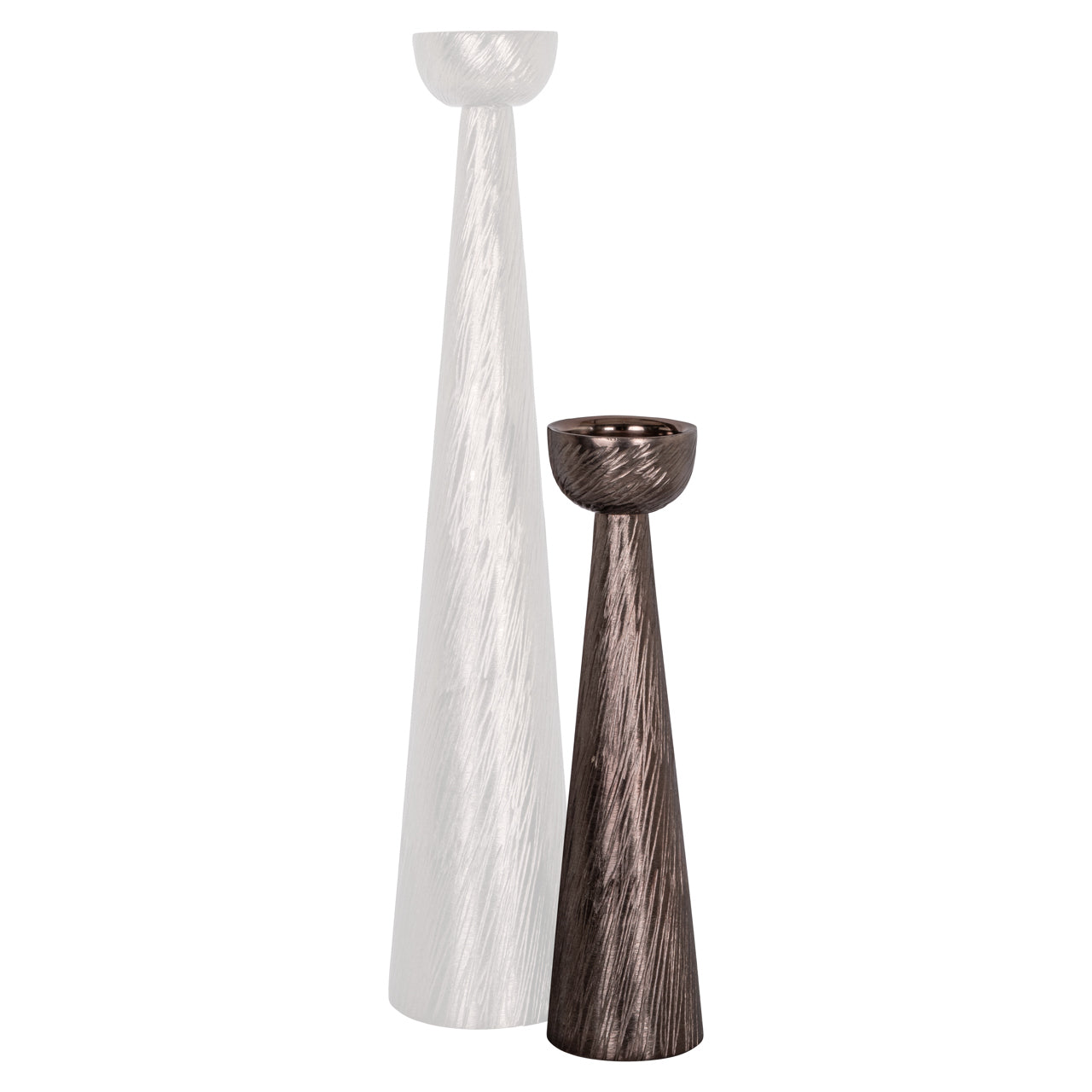 Richmond Interiors Kerzenhalter Saphira smoke small Kerzenhalter Richmond Interiors