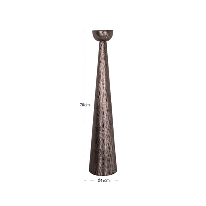 Richmond Interiors Kerzenhalter Saphira smoke large Kerzenhalter Richmond Interiors