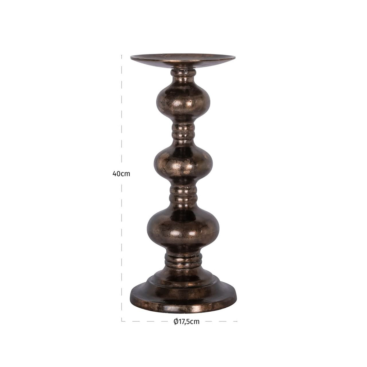Richmond Interiors Kerzenhalter Joya copper small Richmond Interiors
