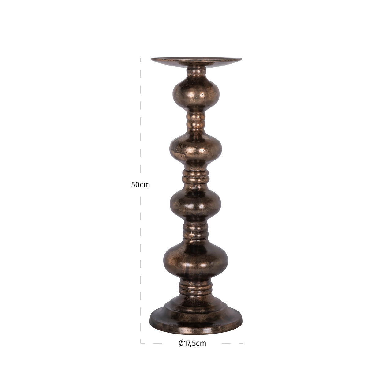 Richmond Interiors Kerzenhalter Joya copper large Kerzenhalter Richmond Interiors