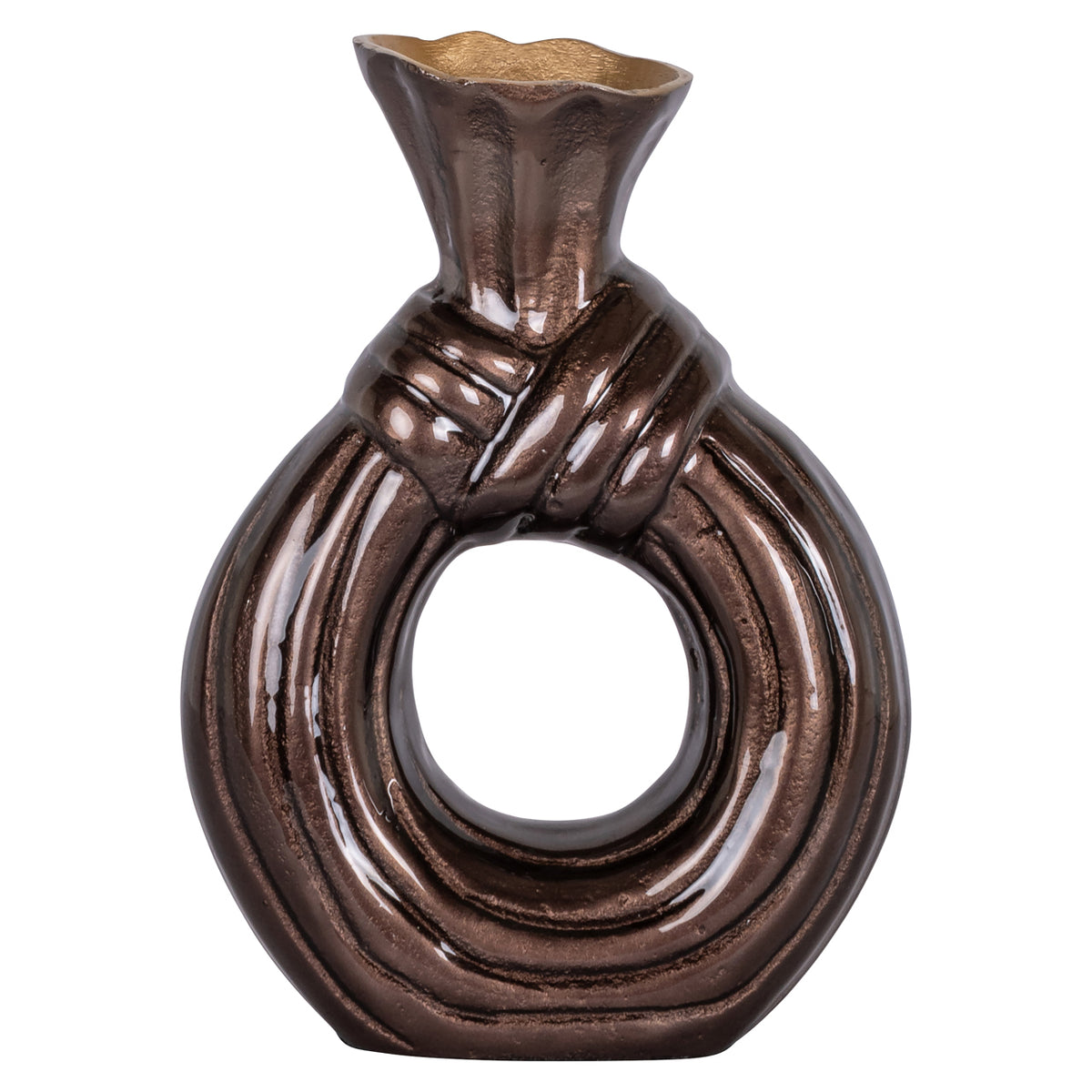 Richmond Interiors Vase Suen dark brown small Richmond Interiors