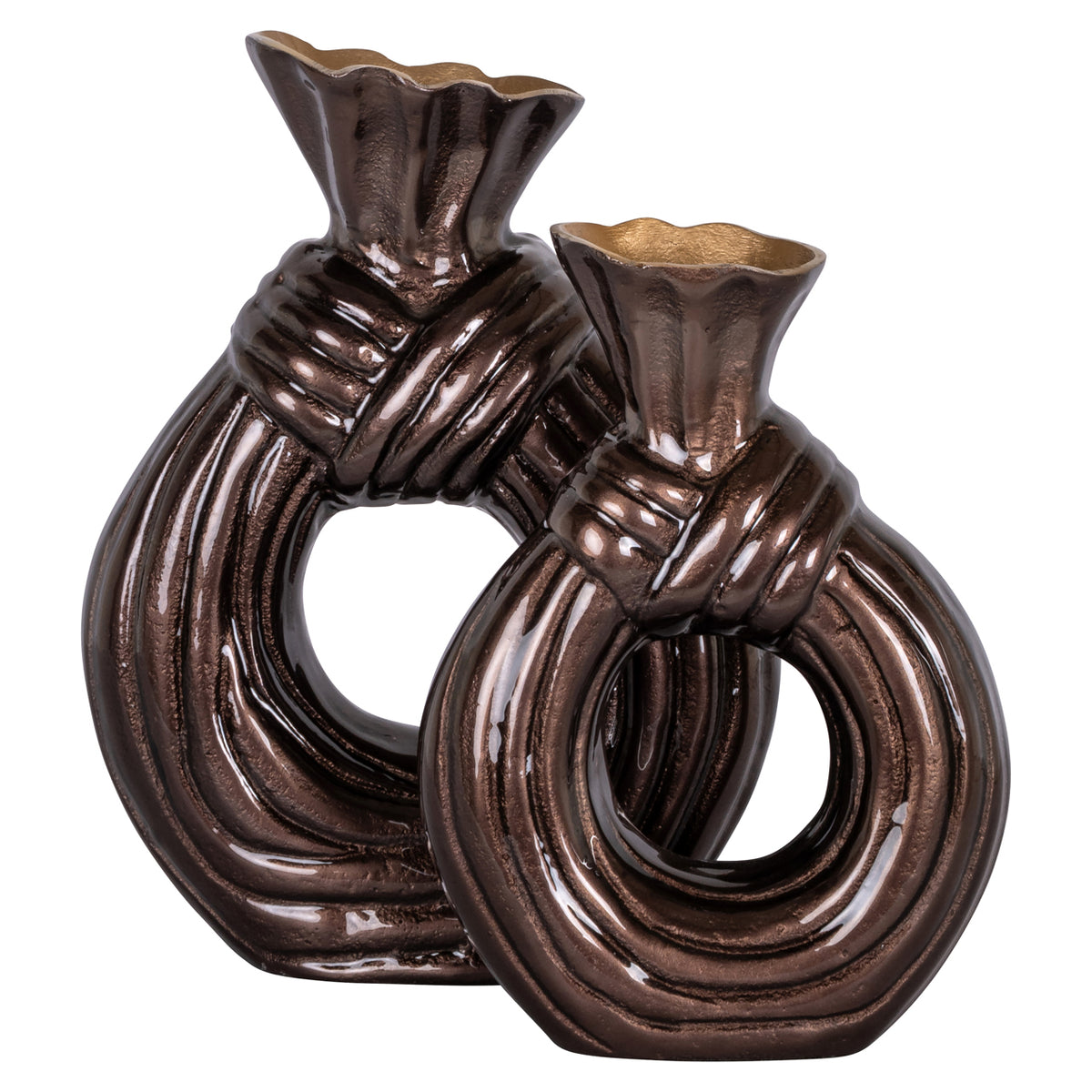 Richmond Interiors Vase Suen dark brown small Richmond Interiors