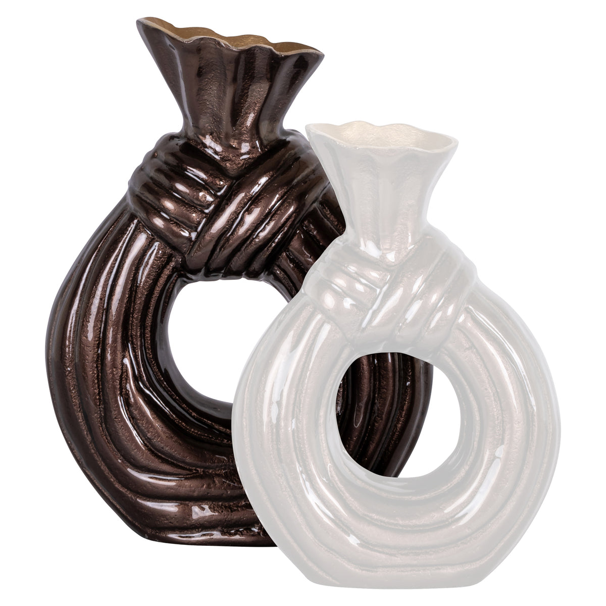 Richmond Interiors Vase Suen dark brown large Richmond Interiors