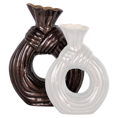 Richmond Interiors Vase Suen dark brown large Richmond Interiors
