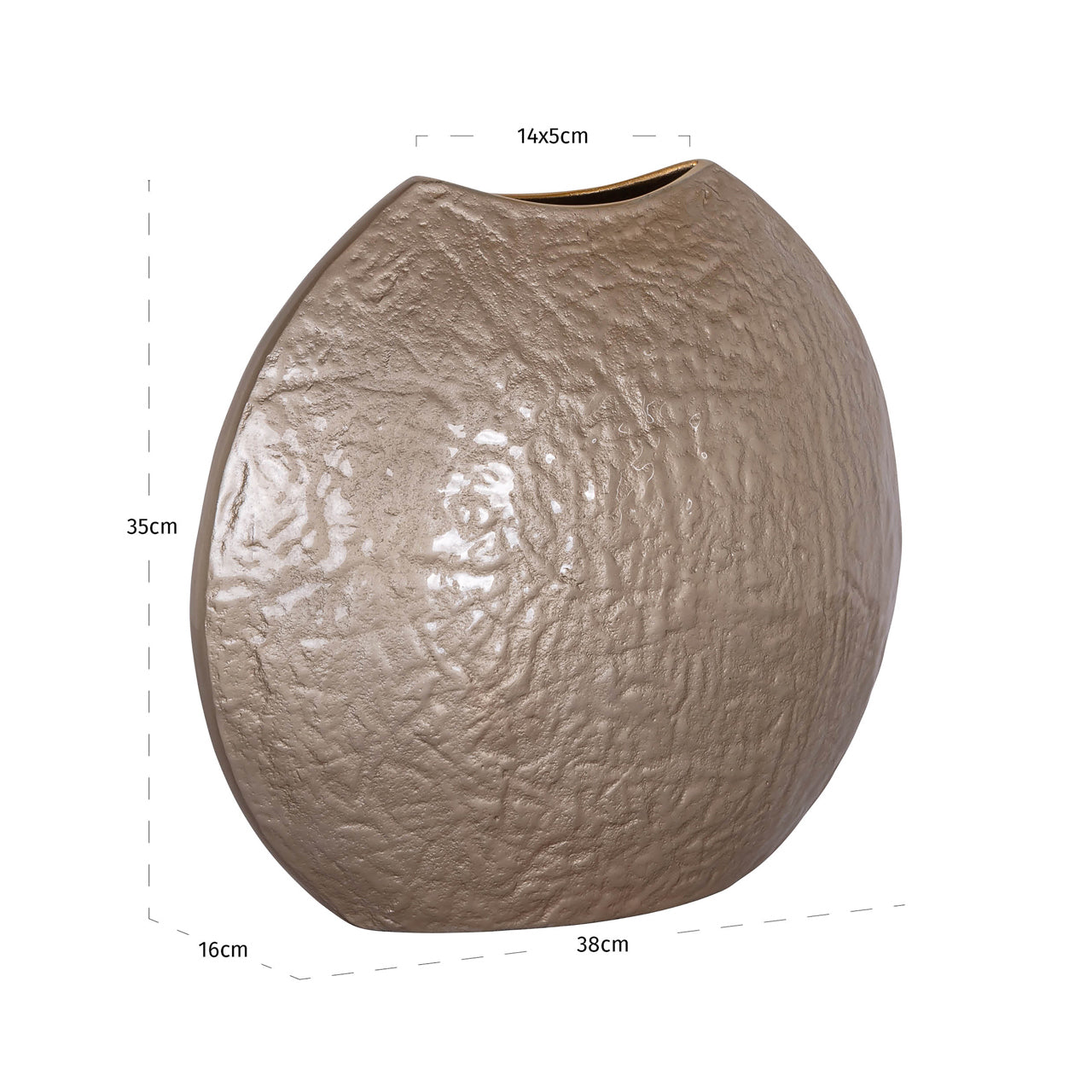 Richmond Interiors Vase Jaya beige