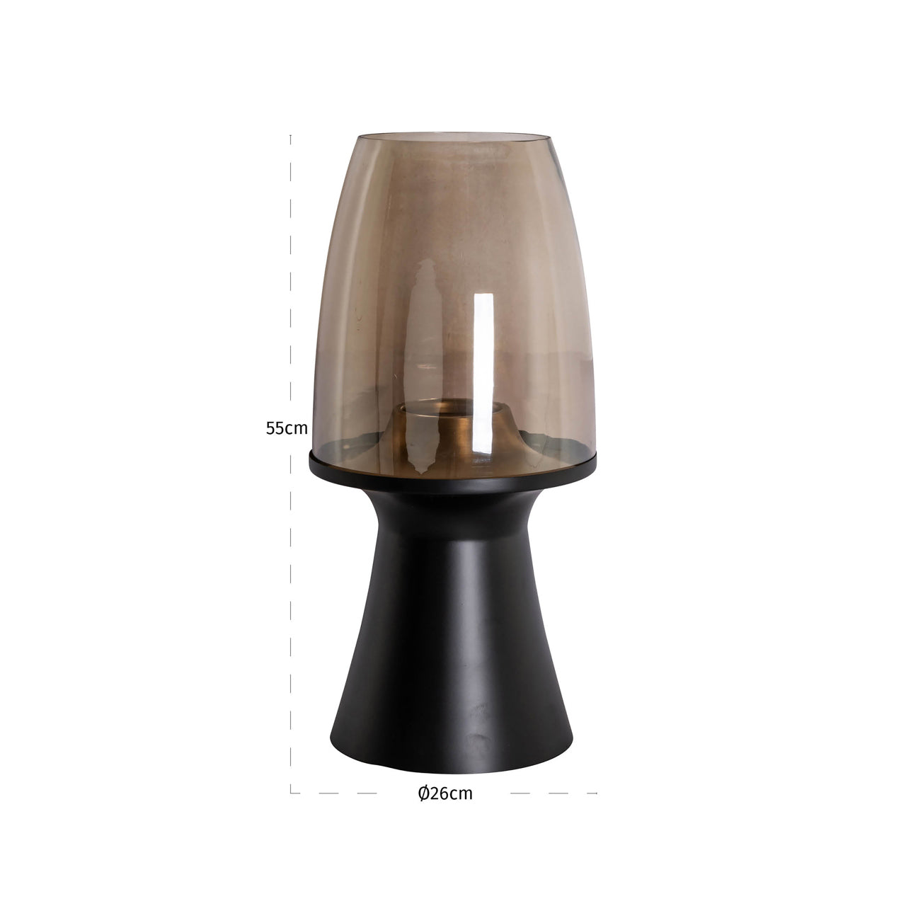 Richmond Interiors Windlicht Vienna black large Windlicht Richmond Interiors
