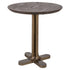 Richmond Interiors Bistro-Tisch Revelin dark brown 75Ø Bistro-Tisch Richmond Interiors