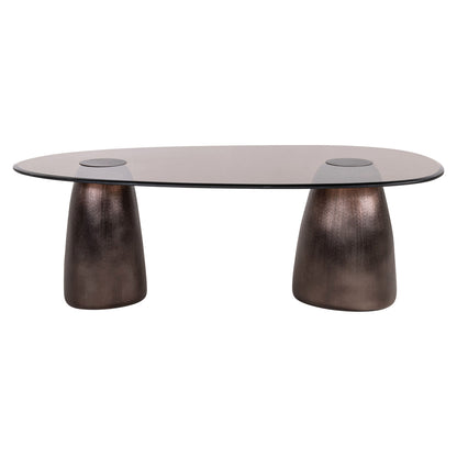 Richmond Interiors Couchtisch Hayden bronze oval Richmond Interiors