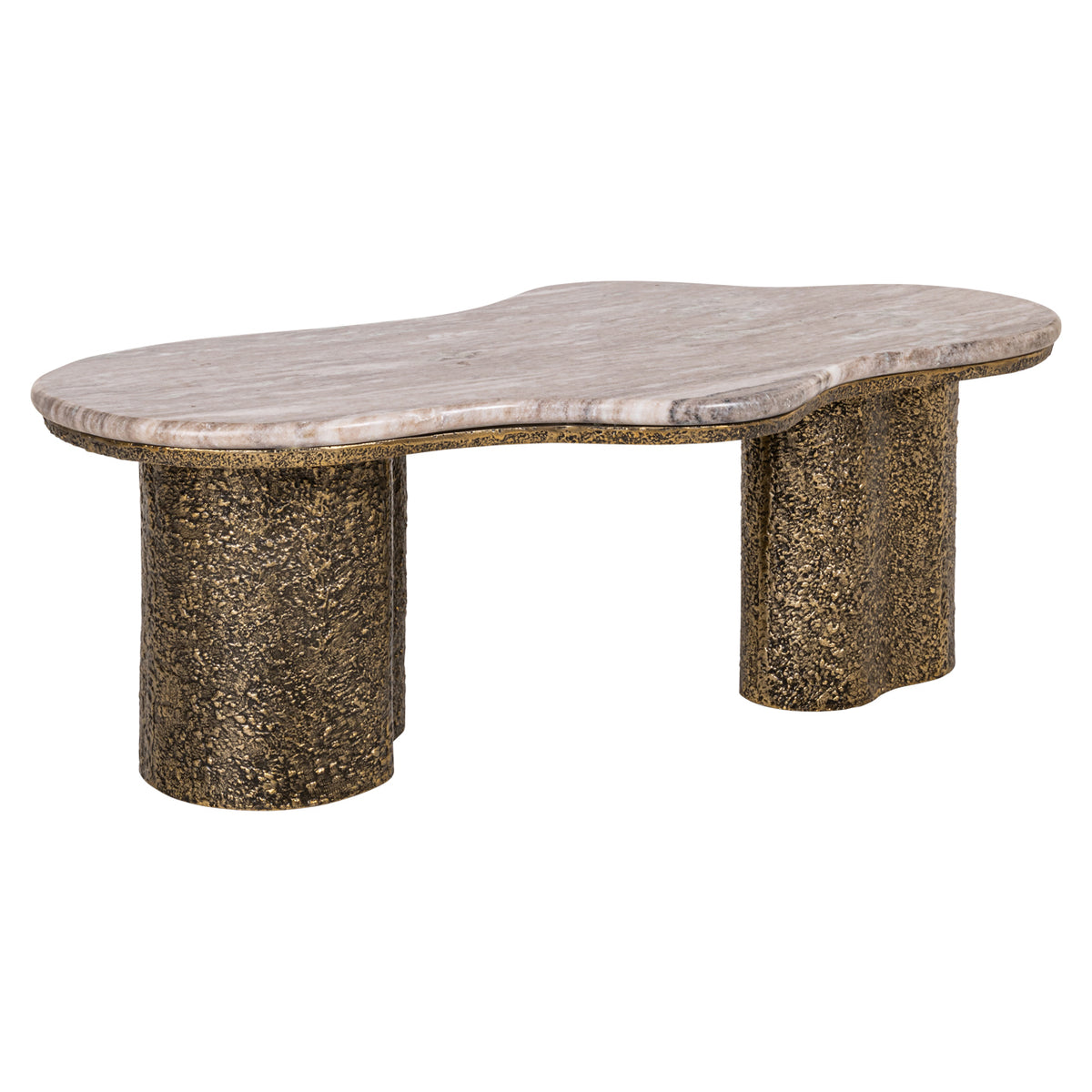 Richmond Interiors Couchtisch Abandos brass antique Richmond Interiors