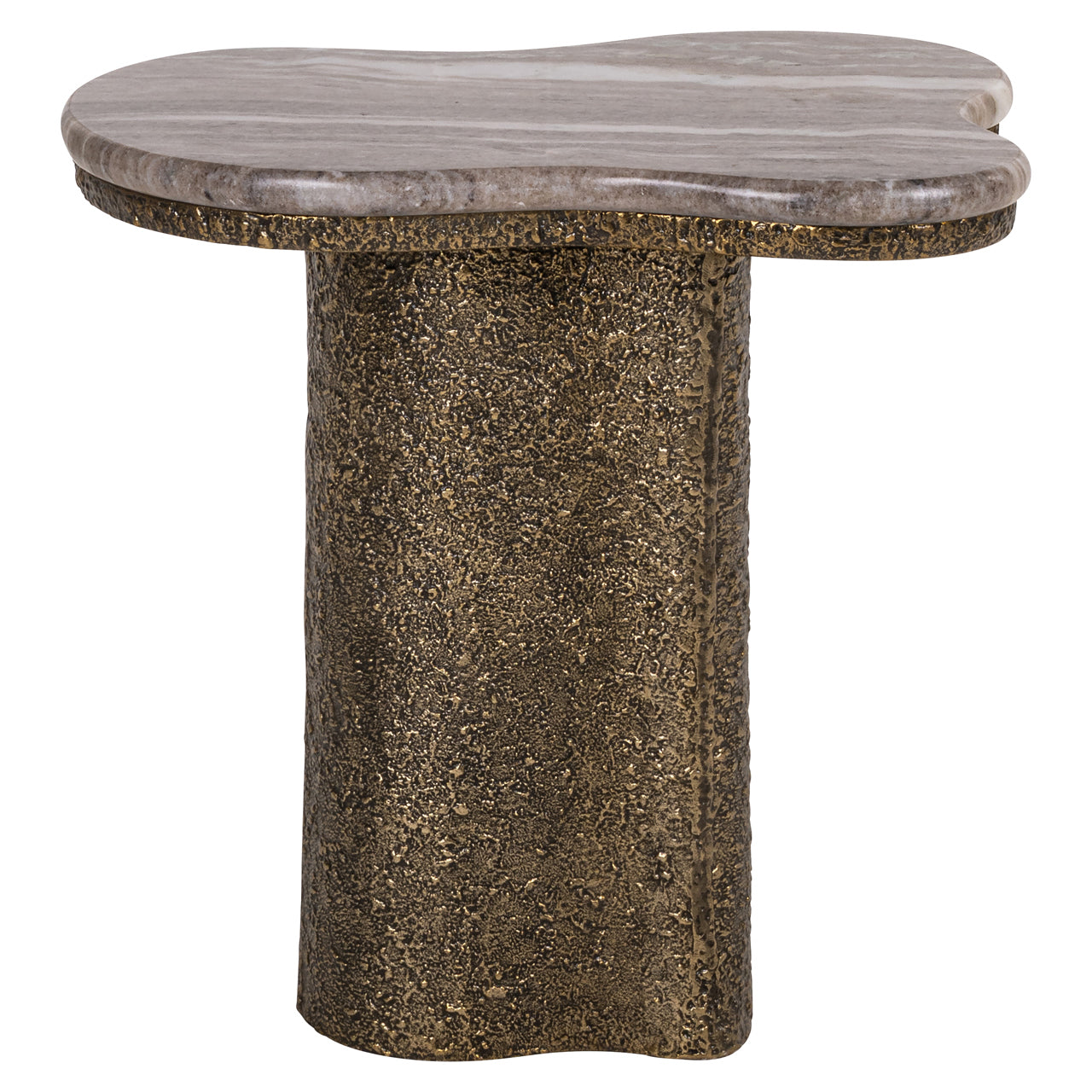 Richmond Interiors Beistelltisch Abandos brass antique Beistelltisch Richmond Interiors