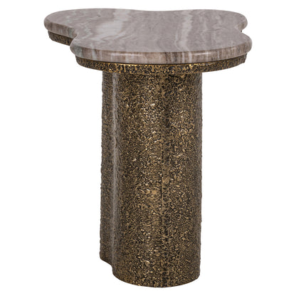 Richmond Interiors Beistelltisch Abandos brass antique Beistelltisch Richmond Interiors