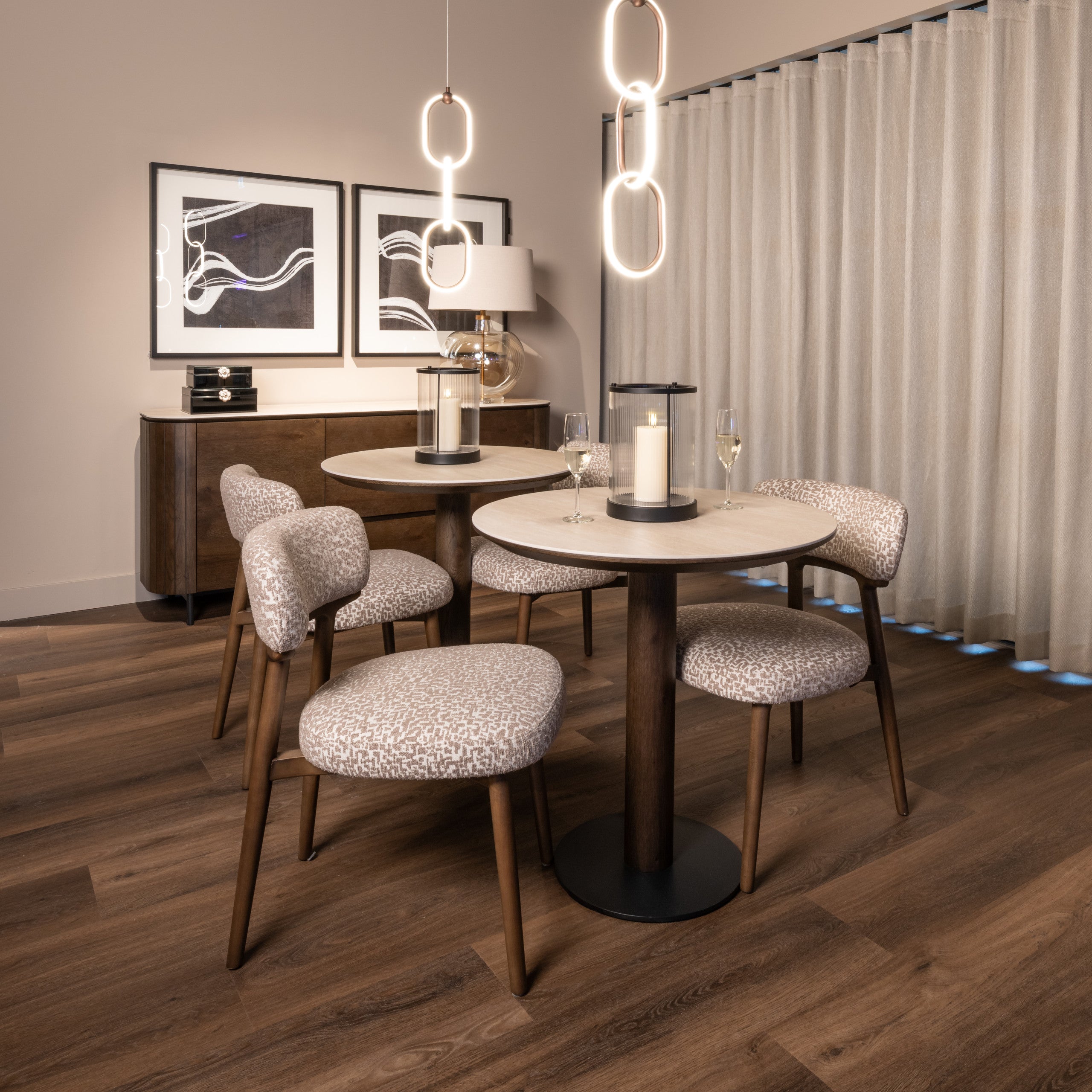 Richmond Interiors Bistro-Tisch Ritz brown 75Ø Bistro-Tisch Richmond Interiors
