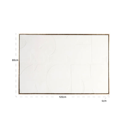 Richmond Interiors Wandkunst Decadence white Wandkunst Richmond Interiors