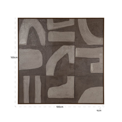 Richmond Interiors Wandkunst Zenith sand left Richmond Interiors
