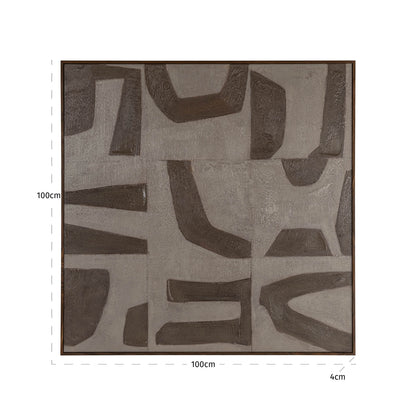 Richmond Interiors Wandkunst Zenith sand right Richmond Interiors