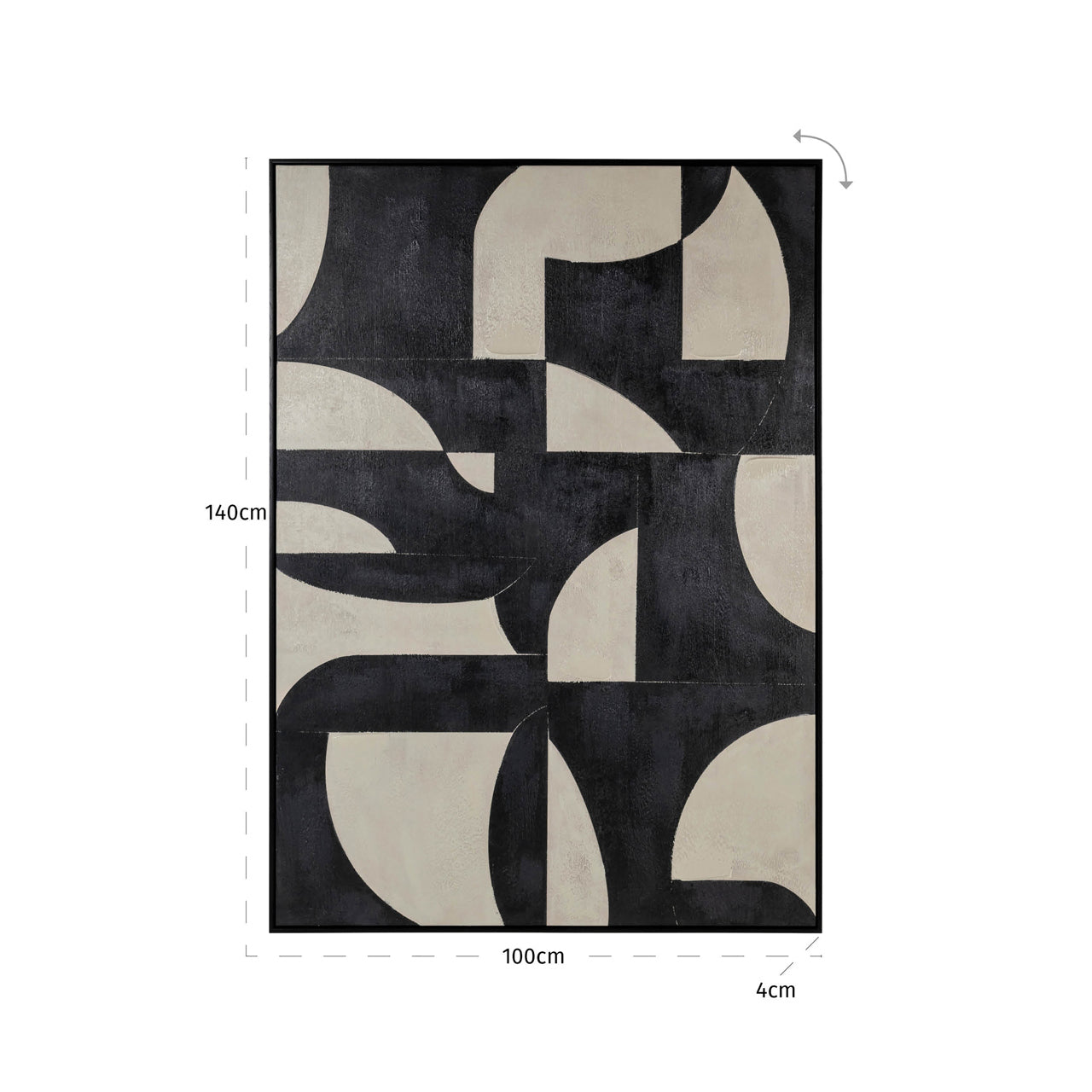Richmond Interiors Wandkunst Splendor black Wandkunst Richmond Interiors