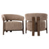 Richmond Interiors Lounge Stuhl Dalara brown tweed Lounge Stuhl Richmond Interiors
