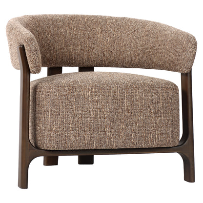 Richmond Interiors Lounge Stuhl Dalara brown tweed Lounge Stuhl Richmond Interiors