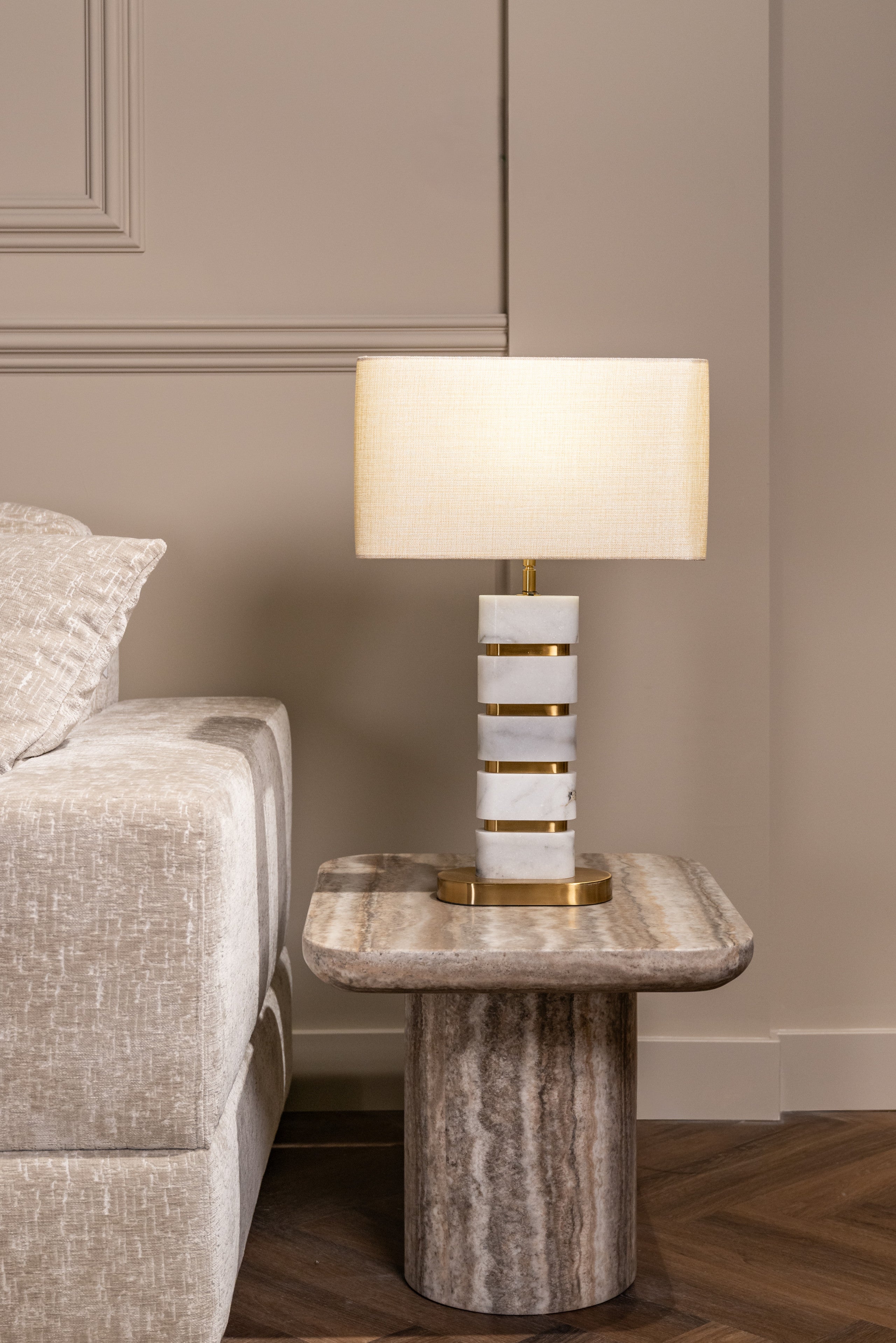 Richmond Interiors Beistelltisch Dulce grey  (denizly)