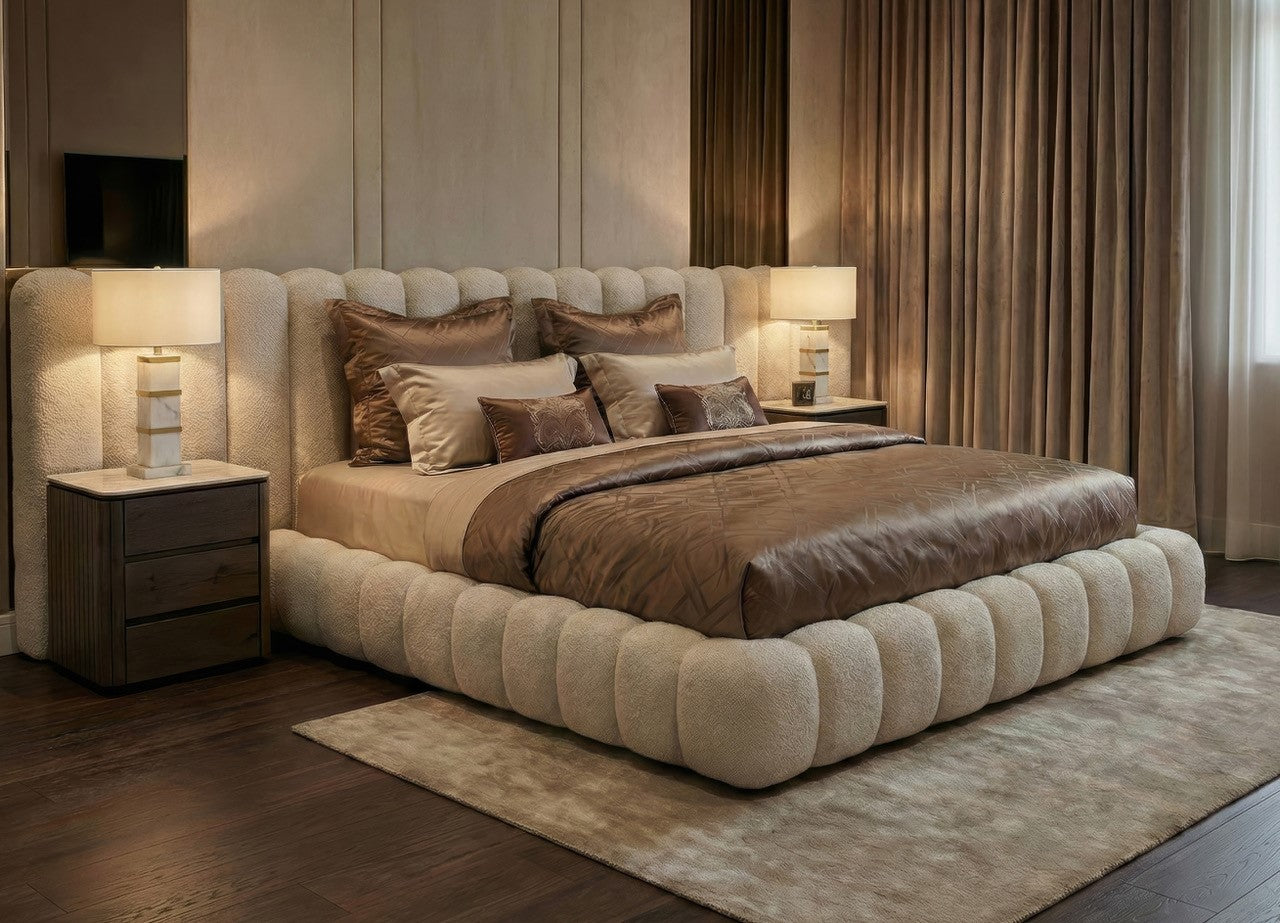 Richmond Interiors Bett Cupidon cream fancy 180x210 (mattress size (excl.)) with storage Bett Richmond Interiors
