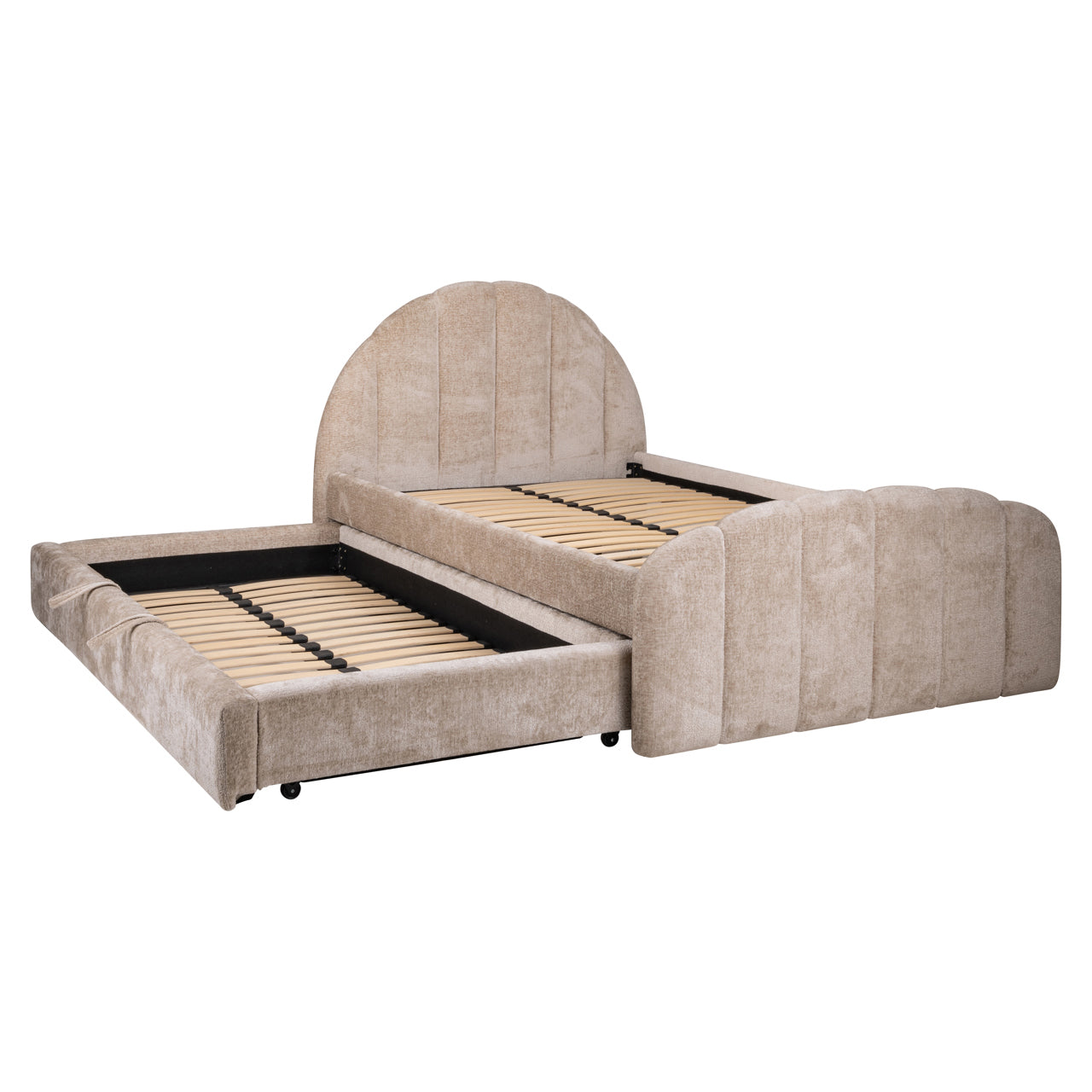 Richmond Interiors Bett Pixie clay chenille 120x200 with pull-out bed Bett Richmond Interiors