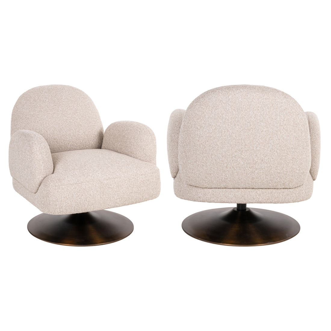 Richmond Interiors Lounge Stuhl Kagney biscotti swivel Lounge Stuhl Richmond Interiors
